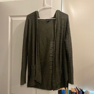 Hooded American Eagle Cardigan